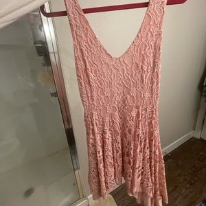 Really pretty pink lacy dress